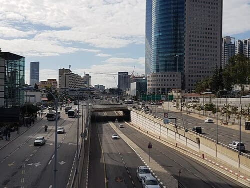 שיקוע בגין — קפלן, תל אביב
